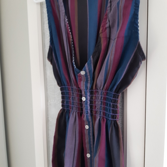 Urban Renewal recycled low neck striped shirt - Picture 4 of 5